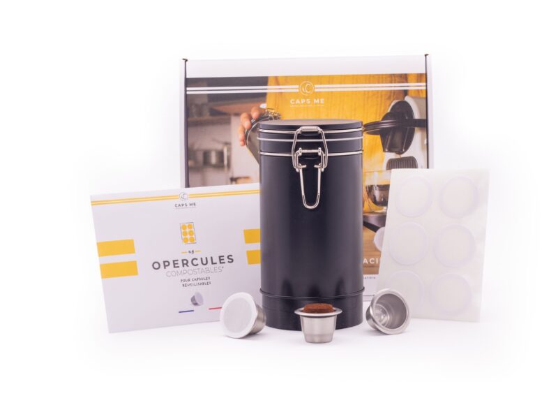 Coffret capsules réutilisables Caps Me